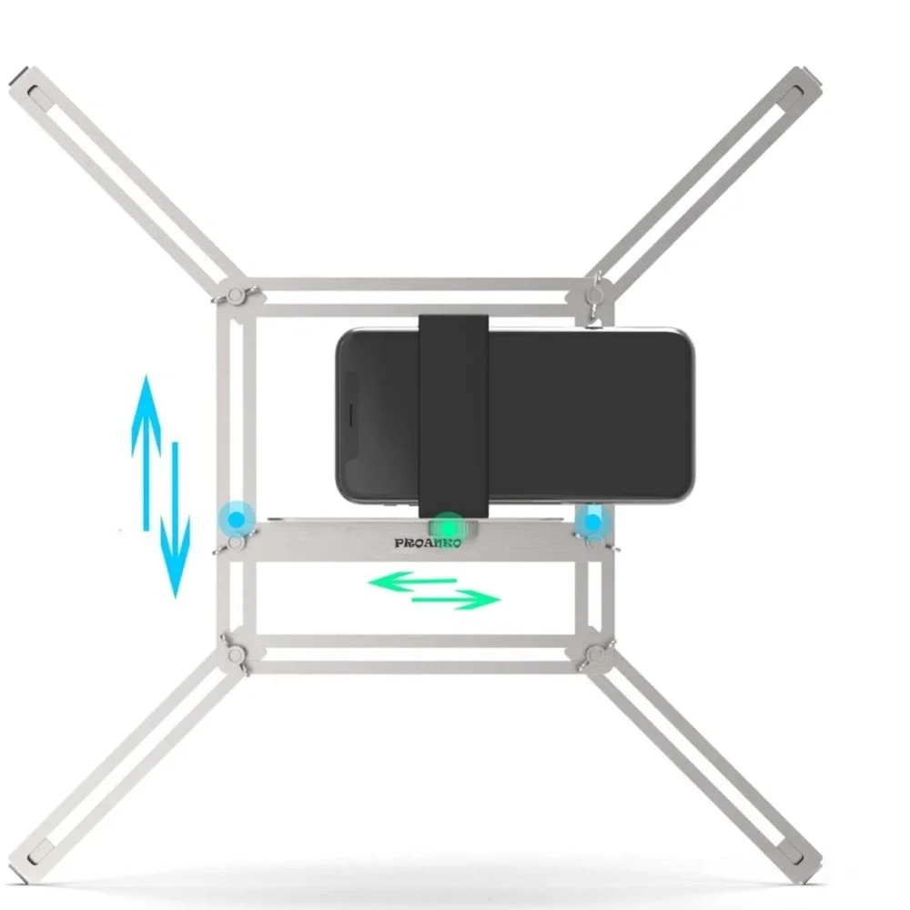 Proanko Cell Phone Fence Mount Holder - Baseball Softball‎ Video Recording Stand